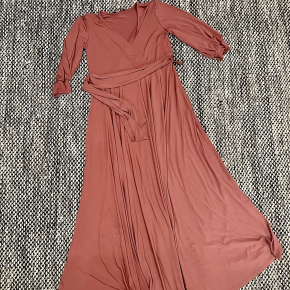 Brigitte Brianna Wrap Maxi Dress - Picture 2 of 4